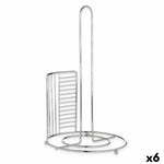 Küchenpapierrollenhalterung Kinvara Silberfarben Silber Metall 18,5 x 31,5 x 18,5 cm 18,5 x 32,4 x 18,5 cm (6 Stück)