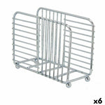 Serviettenring Kinvara Silberfarben Silber Metall 14,5 x 11,5 x 6,5 cm (6 Stück)
