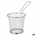 Körbchen für Finger-Food Kinvara Silberfarben Silber Metall 15 x 12 x 8 cm 15,5 x 12 x 8 cm (12 Stück)