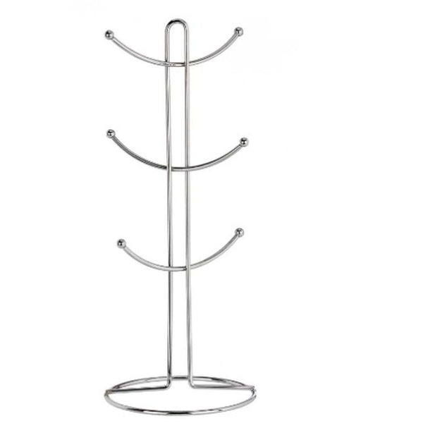 Becheraufhänger Kinvara Silberfarben Silber Metall 16 x 39 x 16 cm (6 Stück)