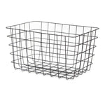 Mehrzweckkorb Kinvara Schwarz Metall 38,5 x 20,5 x 28 cm rechteckig (6 Stück)