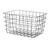 Mehrzweckkorb Kinvara Schwarz Metall 38,5 x 20,5 x 28 cm rechteckig (6 Stück)