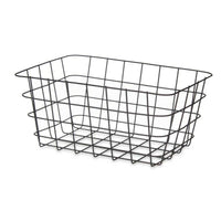 Mehrzweckkorb Kinvara Schwarz Metall 30,3 x 14 x 22,5 cm rechteckig (6 Stück)