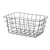 Mehrzweckkorb Kinvara Schwarz Metall 30,3 x 14 x 22,5 cm rechteckig (6 Stück)