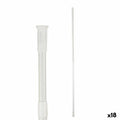 Ausziehbare Stange Berilo B0638 140-260CM Weiß Aluminium 260 x 2,2 x 2,2 cm Dusche (18 Stück)