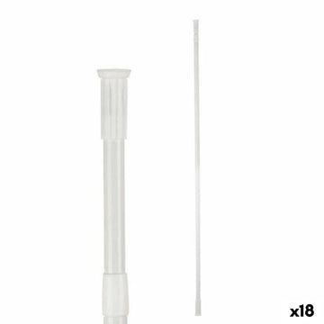 Ausziehbare Stange Berilo B0638 140-260CM Weiß Aluminium 260 x 2,2 x 2,2 cm Dusche (18 Stück)