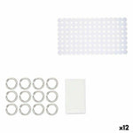 Badezimmer Set Berilo CN-B6032A-WHITE Weiß PVC Polyäthylen EVA (12 Stück)