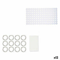 Badezimmer Set Berilo CN-B6032A-WHITE Weiß PVC Polyäthylen EVA (12 Stück)