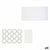 Badezimmer Set Berilo CN-B6032A-WHITE Weiß PVC Polyäthylen EVA (12 Stück)