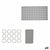 Badezimmer Set Berilo CN-B6032A-GREY Grau PVC Polyäthylen EVA (12 Stück)