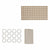 Badezimmer Set Berilo CN-B6032A-BEIGE Beige PVC Polyäthylen EVA (12 Stück)