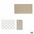 Badezimmer Set Berilo CN-B6032A-BEIGE Beige PVC Polyäthylen EVA (12 Stück)