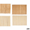 Untersetzer Kinvara Braun Hellbraun Bambus 30 x 44 cm 3,5 x 30 x 3,5 cm (24 Stück)