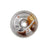 Puddingform Kinvara Silberfarben Aluminium 25 x 7,7 x 25 cm Einwegartikel Flan (12 Stück)