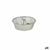 Puddingform Kinvara Silberfarben Aluminium 25 x 7,7 x 25 cm Einwegartikel Flan (12 Stück)