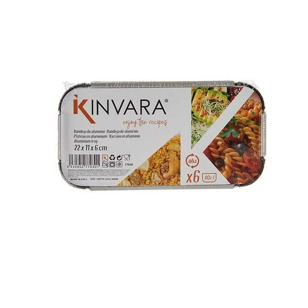 Lebensmittelschalen-Set Kinvara Einwegartikel mit Deckel 12 Stück