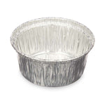 Puddingform Kinvara Silberfarben Aluminium 8,5 x 8 x 8,5 cm Einwegartikel rund (12 Stück)