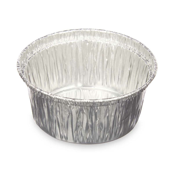 Puddingform Kinvara Silberfarben Aluminium 8,5 x 8 x 8,5 cm Einwegartikel rund (12 Stück)