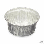 Puddingform Kinvara Silberfarben Aluminium 8,5 x 8 x 8,5 cm Einwegartikel rund (12 Stück)