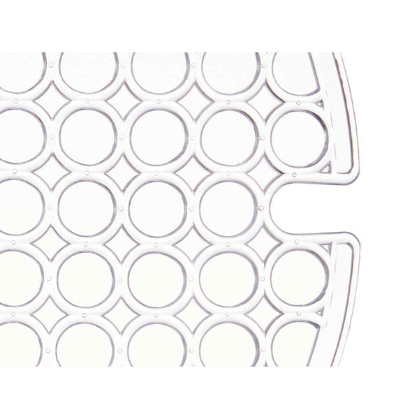 Anti-Rutsch-Matte Kinvara Durchsichtig Kunststoff 29 x 0,1 x 29 cm Spülbecken (12 Stück)