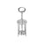 Korkenzieher Kinvara Metall 5,7 x 17 x 4 cm (12 Stück)