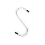 Haken zum Aufhängen Kinvara Silberfarben Silber Metall 12 cm 10,5 x 21 x 2 cm Satz (12 Stück)