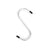 Haken zum Aufhängen Kinvara Silberfarben Silber Metall 12 cm 10,5 x 21 x 2 cm Satz (12 Stück)