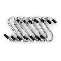 Haken zum Aufhängen Kinvara Silberfarben Silber Metall 4,7 cm 10,4 x 18 x 2,5 cm Satz (12 Stück)