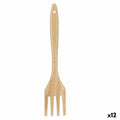 Pfannenwender Kinvara Holz 7 x 35 x 2 cm Gabel (12 Stück)