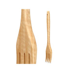 Pfannenwender Kinvara Holz 7 x 35 x 2 cm Gabel (12 Stück)