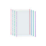 Hüllen Pincello Blau Rot grün Lila Bunt A4 Kunststoff 25 x 0,5 x 31 cm (48 Stück)