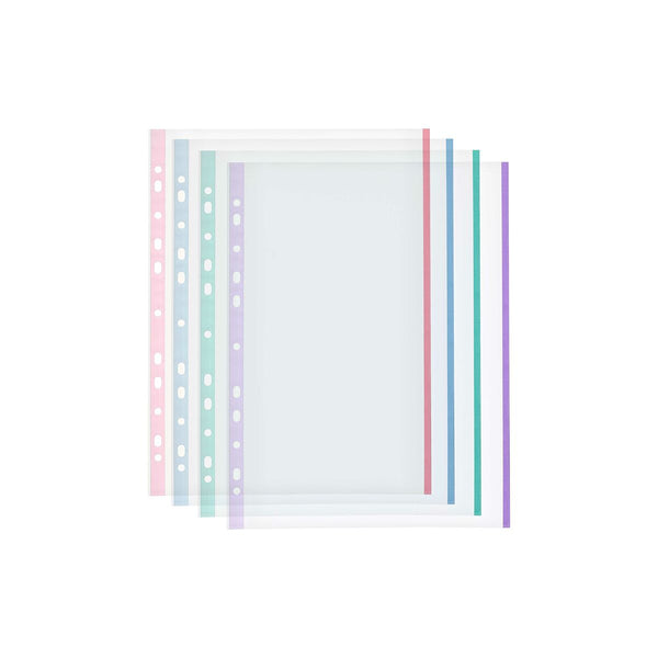 Hüllen Pincello Blau Rot grün Lila Bunt A4 Kunststoff 25 x 0,5 x 31 cm (48 Stück)