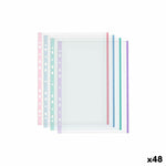 Hüllen Pincello Blau Rot grün Lila Bunt A4 Kunststoff 25 x 0,5 x 31 cm (48 Stück)