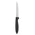 Messerset Kinvara Schwarz Silberfarben Edelstahl Kunststoff 19,5 cm 12,5 x 26,2 x 1 cm (12 Stück)