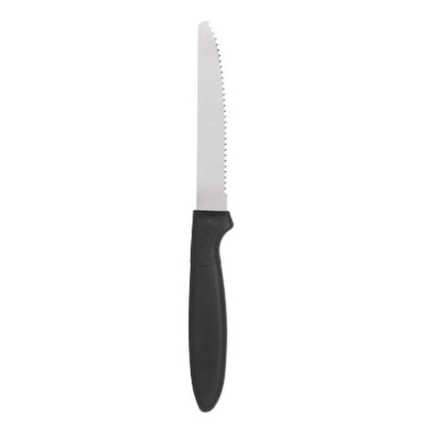 Messerset Kinvara Schwarz Silberfarben Edelstahl Kunststoff 19,5 cm 12,5 x 26,2 x 1 cm (12 Stück)
