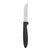 Schälmesserset Kinvara Schwarz Silberfarben Edelstahl Polypropylen Kunststoff 17,2 cm 12,5 x 26,2 x 1 cm (12 Stück)