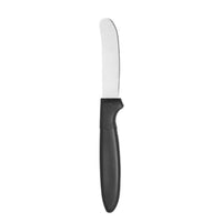 Messerset Kinvara Schwarz Silberfarben Edelstahl Kunststoff 17 cm 12,5 x 26,2 x 1 cm (12 Stück)