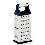 Reibe Kinvara Schwarz Silberfarben Silber Edelstahl ABS TPR 9,5 x 21,5 x 6,7 cm 9,5 x 22,5 x 6,7 cm (12 Stück)