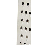 Reibe Kinvara Schwarz Silberfarben Silber Edelstahl ABS TPR 9,5 x 21,5 x 6,7 cm 9,5 x 22,5 x 6,7 cm (12 Stück)