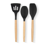 Küchenutensilien Set Kinvara Holz Silikon 20 x 32 x 4 cm 20 x 37 x 3,5 cm (6 Stück)