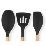 Küchenutensilien Set Kinvara Holz Silikon 20 x 32 x 4 cm 20 x 37 x 3,5 cm (6 Stück)