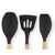 Küchenutensilien Set Kinvara Holz Silikon 20 x 32 x 4 cm 20 x 37 x 3,5 cm (6 Stück)