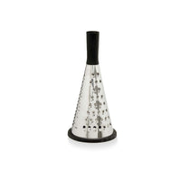 Reibe Kinvara Schwarz Silberfarben Silber Edelstahl ABS TPR 11,5 x 24,5 x 11,5 cm (12 Stück)
