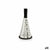 Reibe Kinvara Schwarz Silberfarben Silber Edelstahl ABS TPR 11,5 x 24,5 x 11,5 cm (12 Stück)