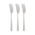 Gabel-Set Kinvara Silberfarben Edelstahl 2,5 x 21,3 x 0,3 cm 6 x 23 x 2,5 cm (12 Stück)