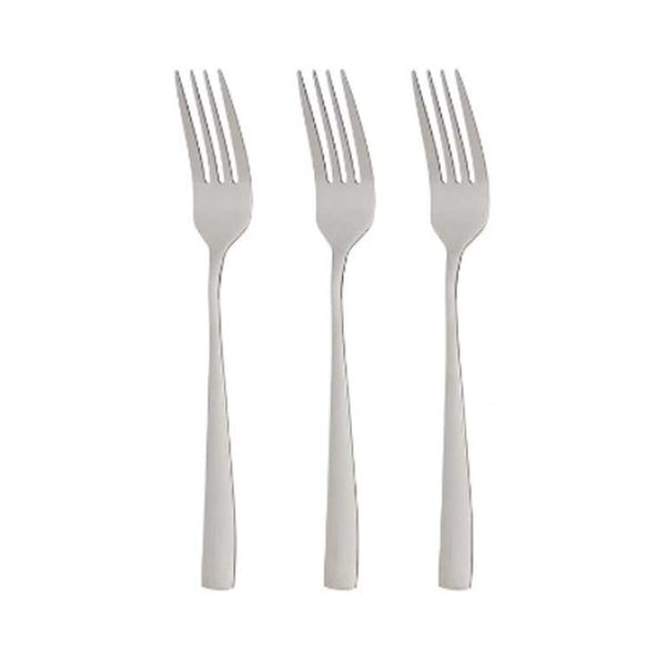 Gabel-Set Kinvara Silberfarben Edelstahl 2,5 x 21,3 x 0,3 cm 6 x 23 x 2,5 cm (12 Stück)