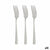 Gabel-Set Kinvara Silberfarben Edelstahl 2,5 x 21,3 x 0,3 cm 6 x 23 x 2,5 cm (12 Stück)