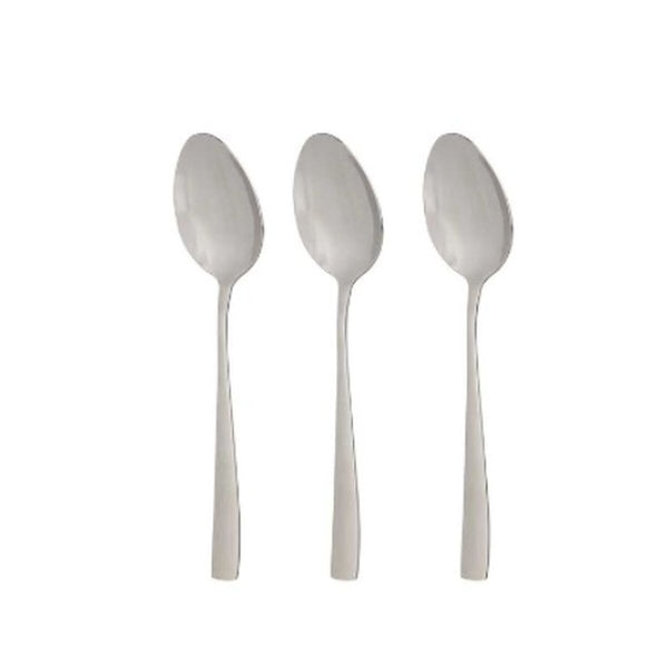 Löffel-Set Kinvara Silberfarben Edelstahl 21 x 4,5 x 2,5 cm 6 x 23 x 2,5 cm 4,3 x 20,8 x 0,3 cm (12 Stück)
