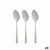 Löffel-Set Kinvara Silberfarben Edelstahl 21 x 4,5 x 2,5 cm 6 x 23 x 2,5 cm 4,3 x 20,8 x 0,3 cm (12 Stück)