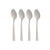 Dessertlöffel Set Kinvara Silberfarben Edelstahl 2,7 x 13,5 x 0,3 cm 6 x 16,5 x 2,5 cm Nachtisch (12 Stück)